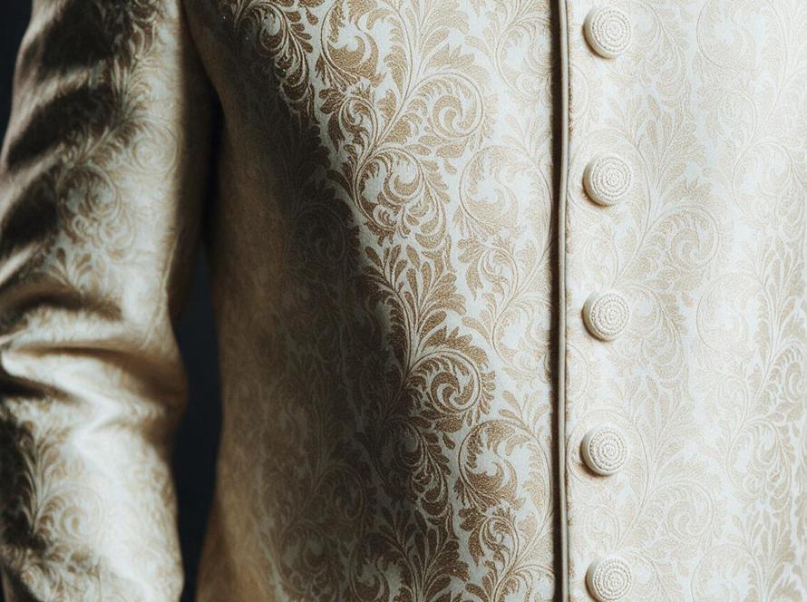 Premium white sherwani for men