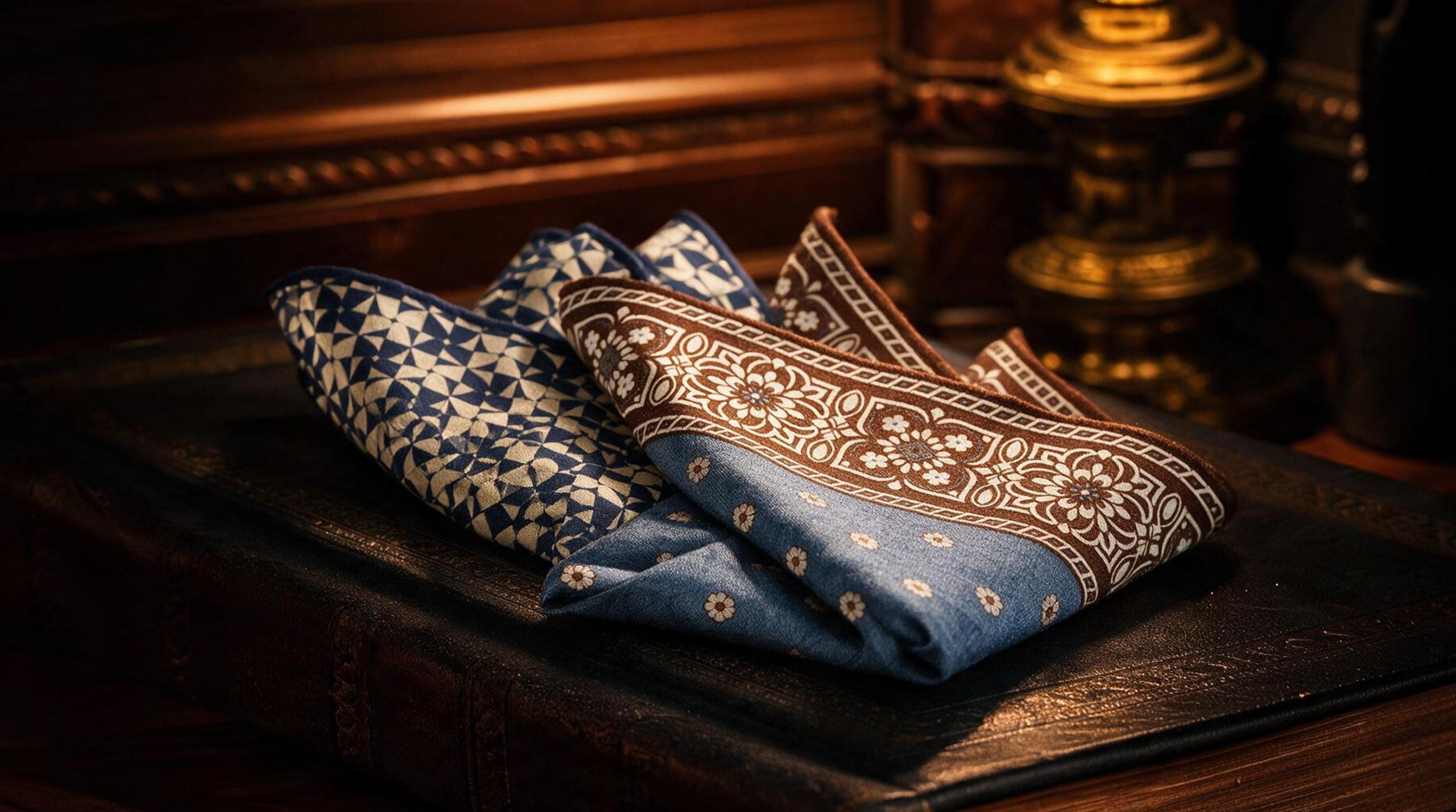 Pocket squares collection at Prestige The Man Store