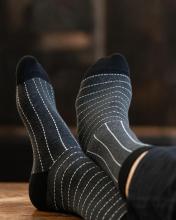 Black socks for men