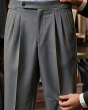 Grey formal pants for men