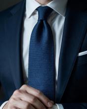 Premium black tie for Men